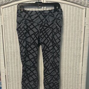 Athleta Gray and Black Leggings size medium